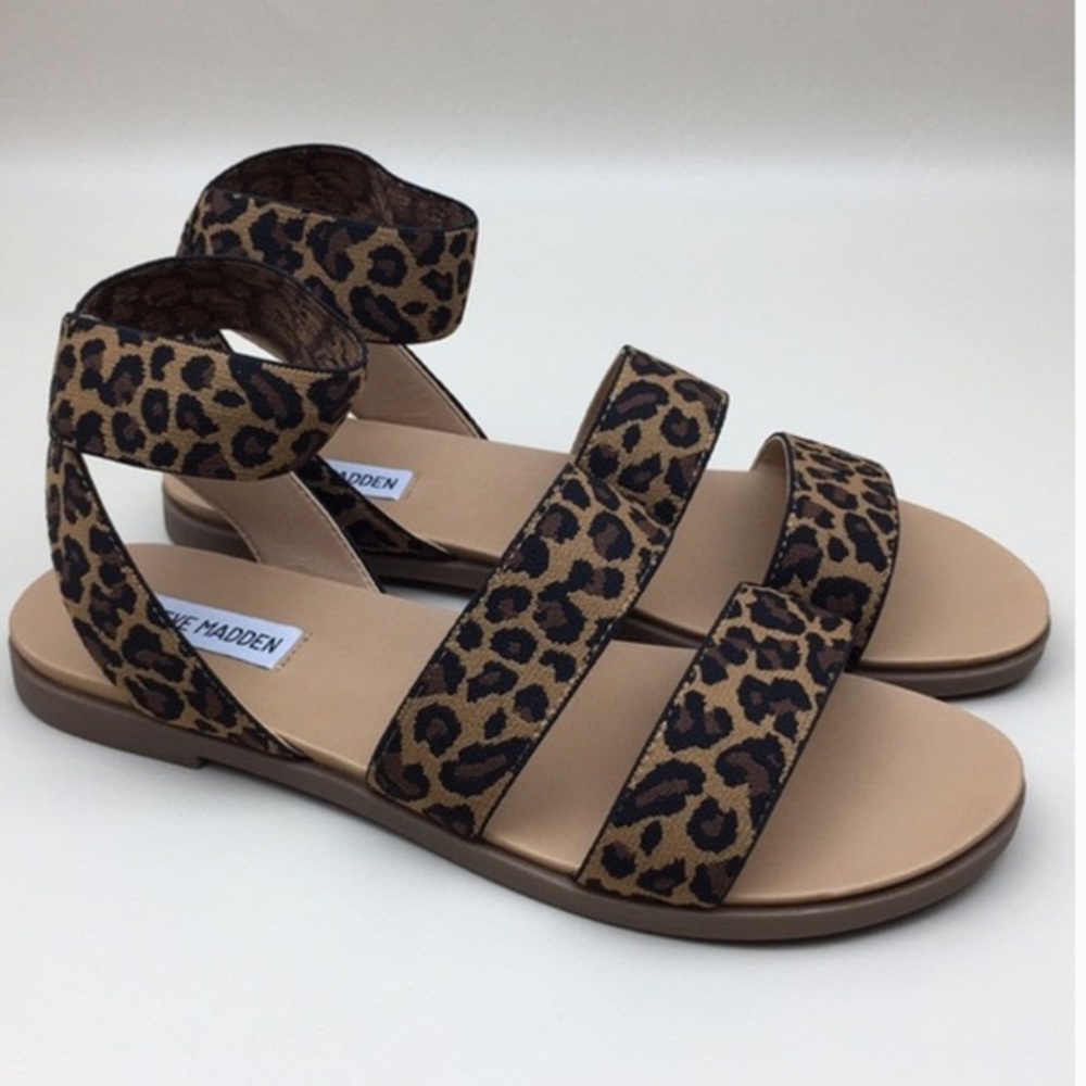 Steve Madden Strappy Cheetah Print Sandals- Effie